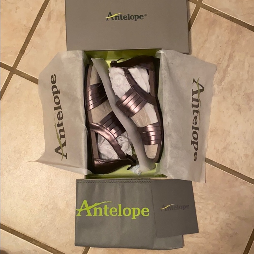 🆕NWT Antelope Metallic Sandals🆕 - Picture 8 of 13